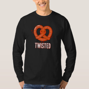 T-shirt Pain bretzel torsadé de cuisson de bretzel  