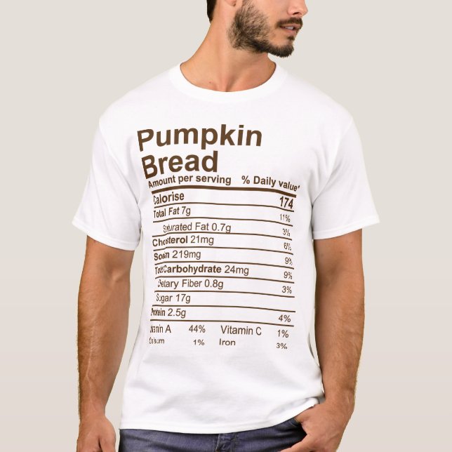 T-shirt Pain citrouille (Devant)