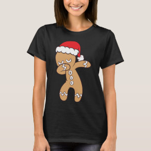 T-shirt Pain D'Argent Avec Le Chapeau Du Père Noël Cute Da