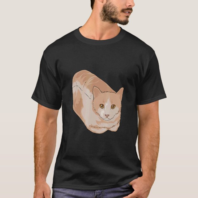T-shirt Pain de chat drôle dank mème chats (Devant)
