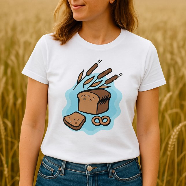 T-shirt Pain de grain entier rustique Alimentation agricol (Créateur téléchargé)