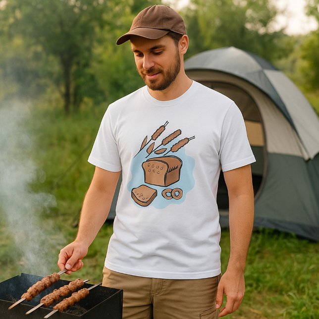T-shirt Pain de grain entier rustique Alimentation agricol (Créateur téléchargé)