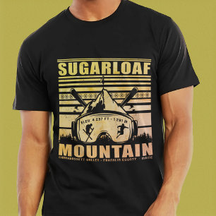 T-shirt Pain de sucre Maine Mountain Retro Ski Vintage des