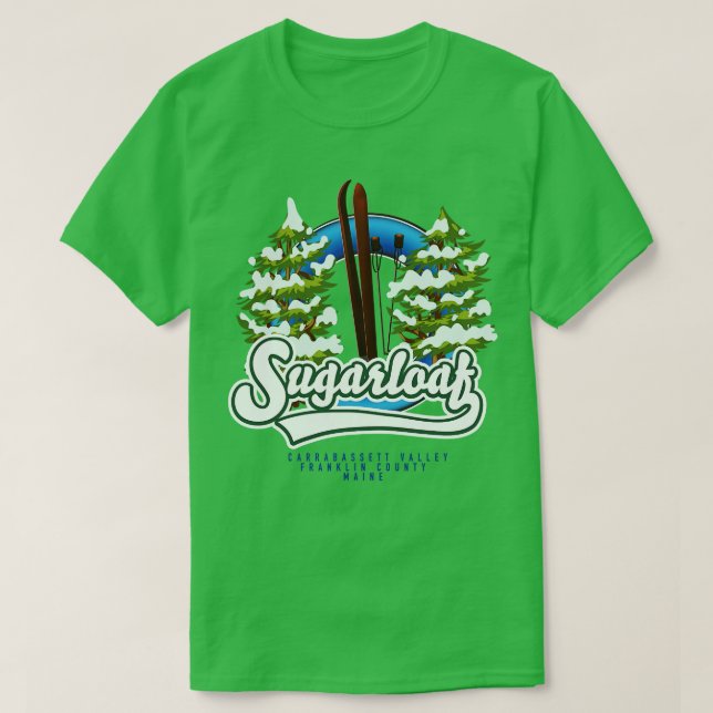 T-shirt Pain de sucre rabassett ValleyFranklin CountyMaine (Design devant)