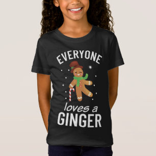 T-Shirt Pain d'épice biscuit Tout le monde aime le gingemb