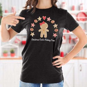 T-shirt pain d'épices biscuit Cuisine Crew Cute Girl Holid