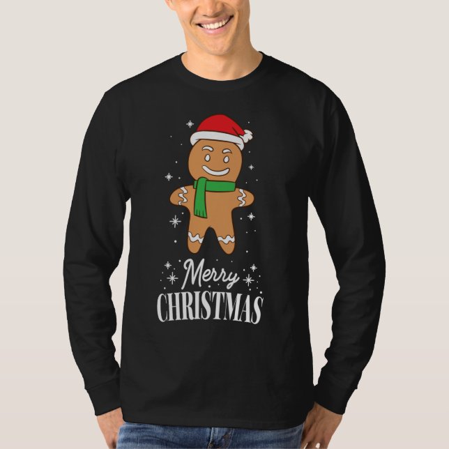 T-shirt pain d'épices de Noël (Devant)