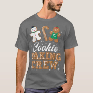T-shirt Pain d'épices de Noël Cookie Baking Crew
