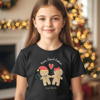 Pain d'épices Fille Garçon Holiday Peace Love Cook