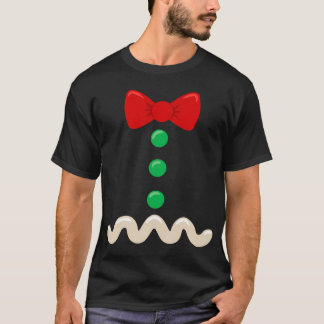 T-shirt Pain d'épices Homme Costume Noël Hommes Femmes Enf