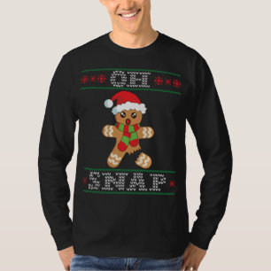 T-shirt Pain d'épices homme maillot cadeau Oh Snap Noël la