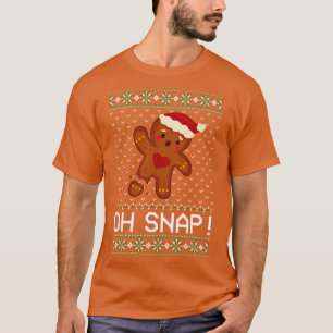 T-shirt Pain d'épices homme Oh Snap Noël