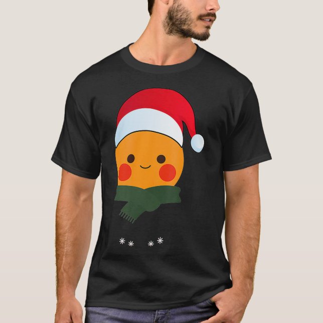 T-shirt Pain d'épices Homme Père Noël Costume de chapeau N (Devant)