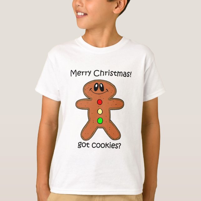 T-shirt pain d'épices Noël (Devant)