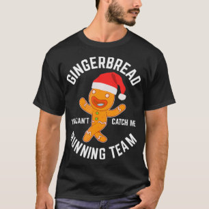 T-shirt Pain d'épices Noël Pain d'épices Équipe de course 