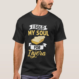 T-shirt Pain d'Injera Recette de Flatpain d'alimentation é