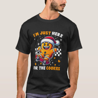 T-shirt Pain D'Oeuvre De Noël Je Suis Juste Ici Pour