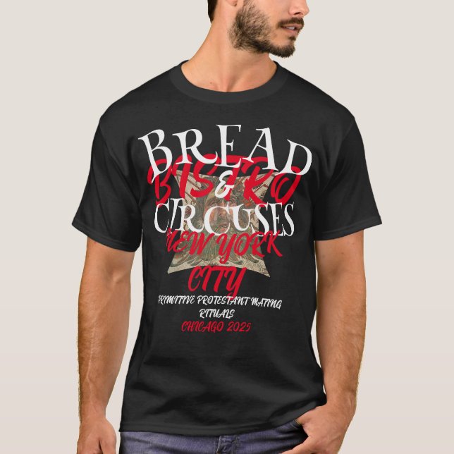 T-SHIRT PAIN ET CIRCUS BISTRO NEW YORK VILLE (Devant)