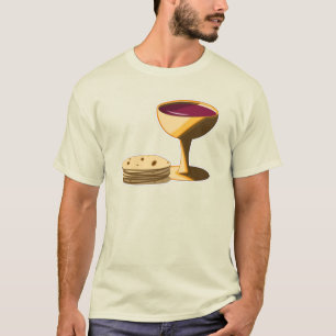 T-shirt Pain et vin sans levain Le Dernier souper Pâques
