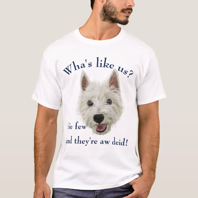 T-shirt Pain grillé de Westie (Devant)