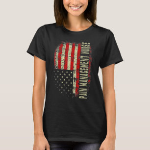 T-shirt Pain Manage Nurse 4 juillet US Drapeau Patriotique