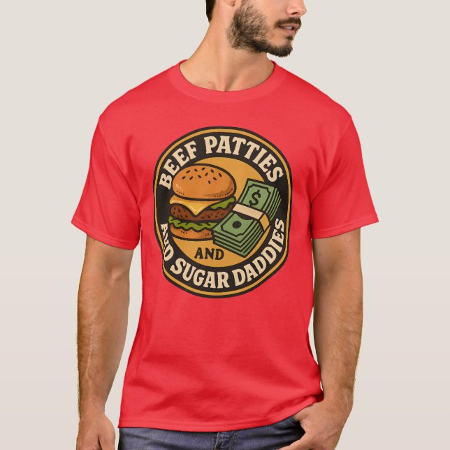 T-SHIRT PAINS DE BOEUF ET SUGAR DADDIES (Devant)