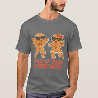 T-shirt Pains d'épice dansants Noël drôle Kawaii