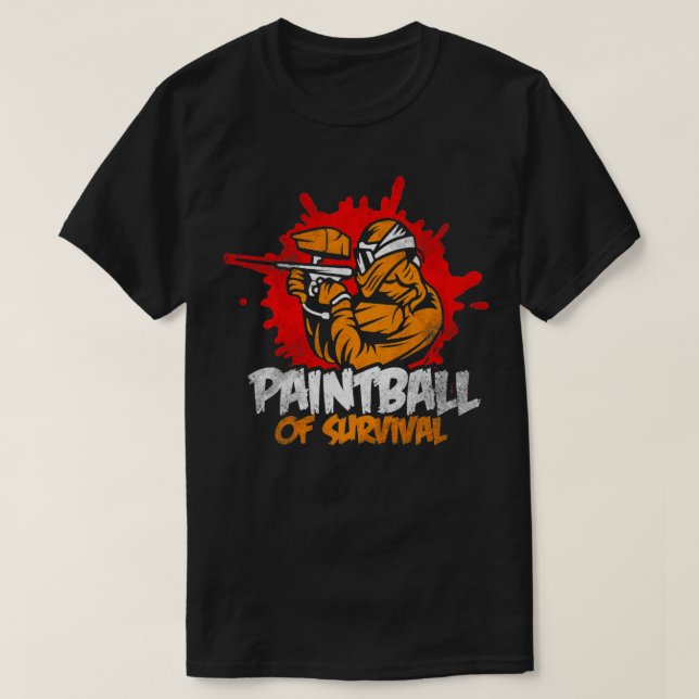 T-shirt Paintball (Design devant)