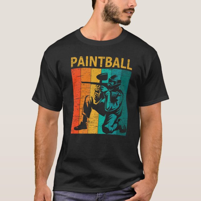 T-shirt Paintball Ancien (Devant)