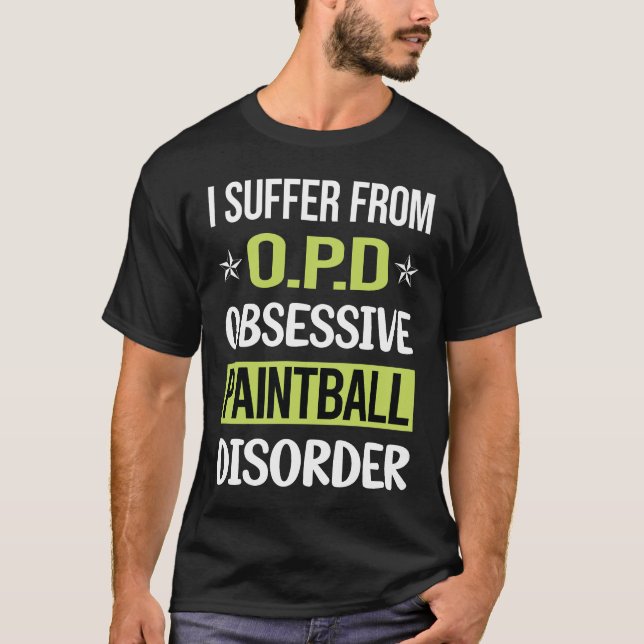 T-shirt Paintball d'amour obsessionnel (Devant)