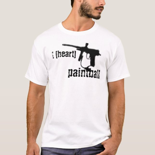 T-shirt [Paintball I de coeur] (Devant)
