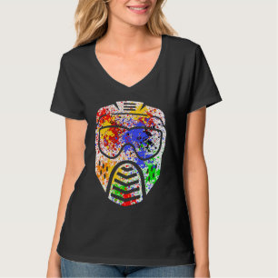 T-shirt Paintball Masque de Paintball Jeu de Paintball Fem