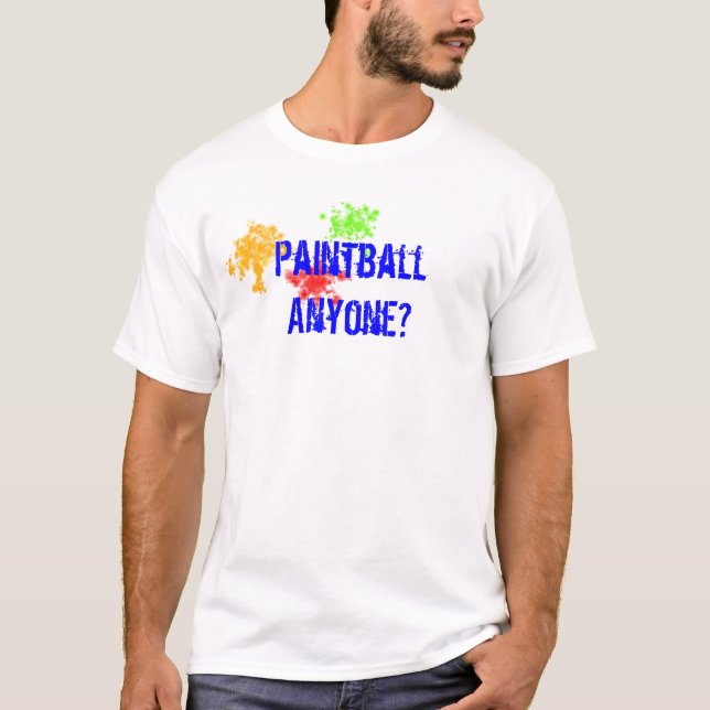 T-shirt Paintball n'importe qui ? (Devant)