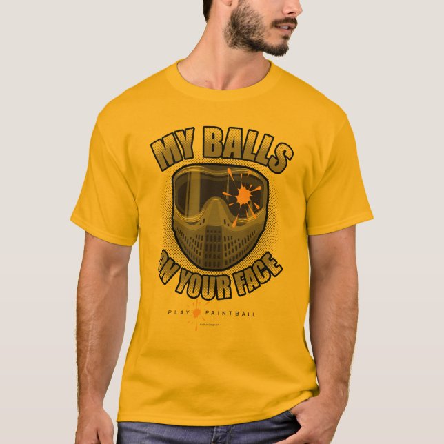 T-shirt Paintball on Your Face (Devant)