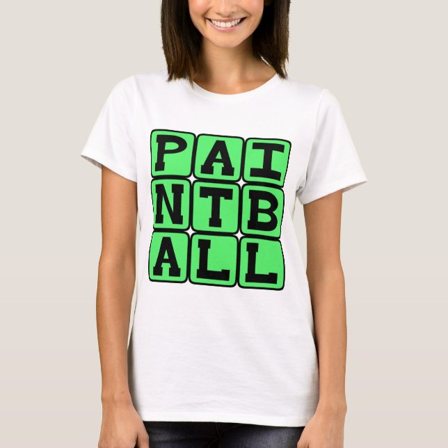 T-shirt Paintball, Sports (Devant)