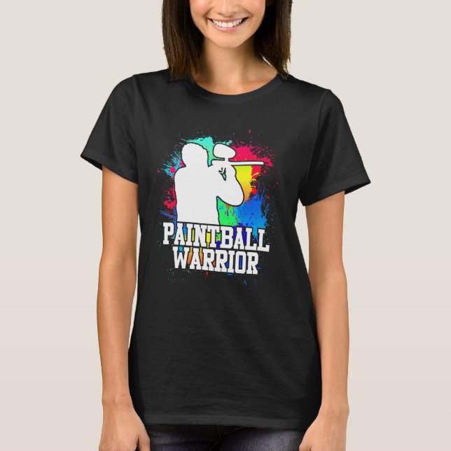 T-shirt Paintball Warrier Paintballer (Devant)