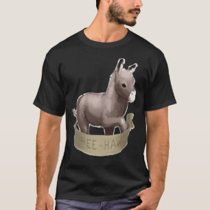 T-shirt Painted Cartoon Baby Foal Donkey