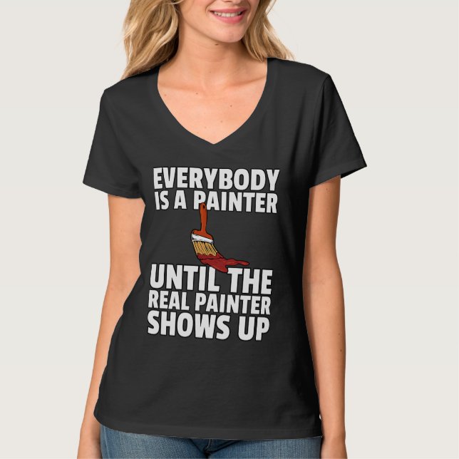 T-shirt Painter Painting Artist Decorator (Devant)