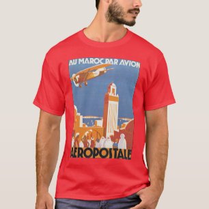 T-shirt Pair Avion de Maroc d'Au
