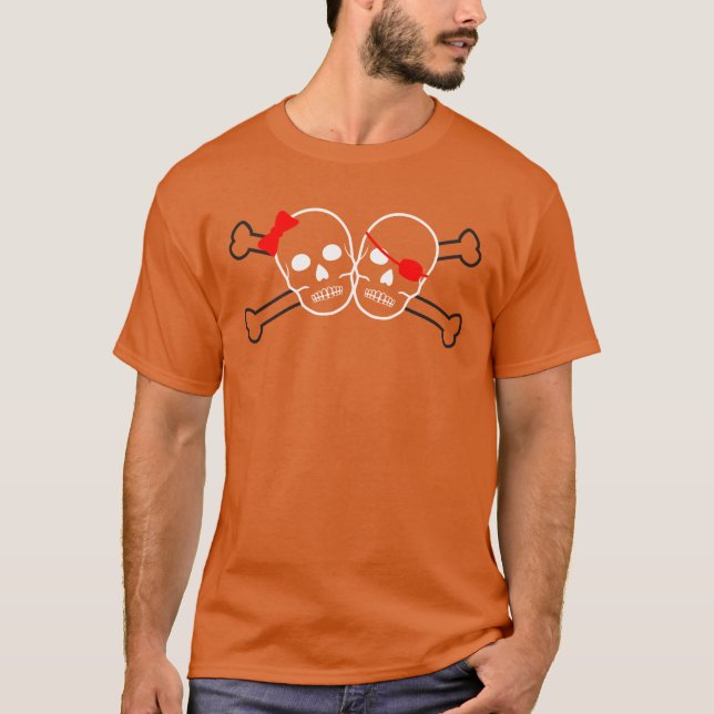 T-shirt paire de pirates (Devant)
