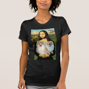 T-shirt Paire Poméranienne 3 - Mona Lisa