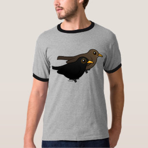 T-shirt Paires de merle