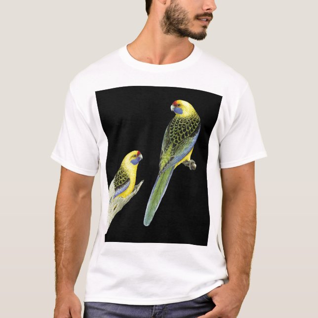 T-shirt Paires vertes de Rosella - caledonicus de (Devant)