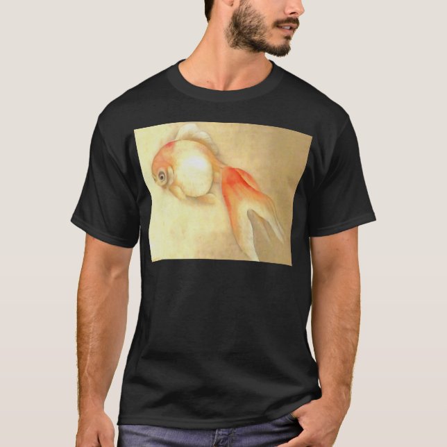 T-shirt Paisible poisson rouge japonais (Devant)