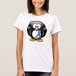 T-shirt Paisley Bleu Ruban Penguin