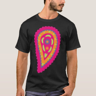 T-shirt Paisley coloré