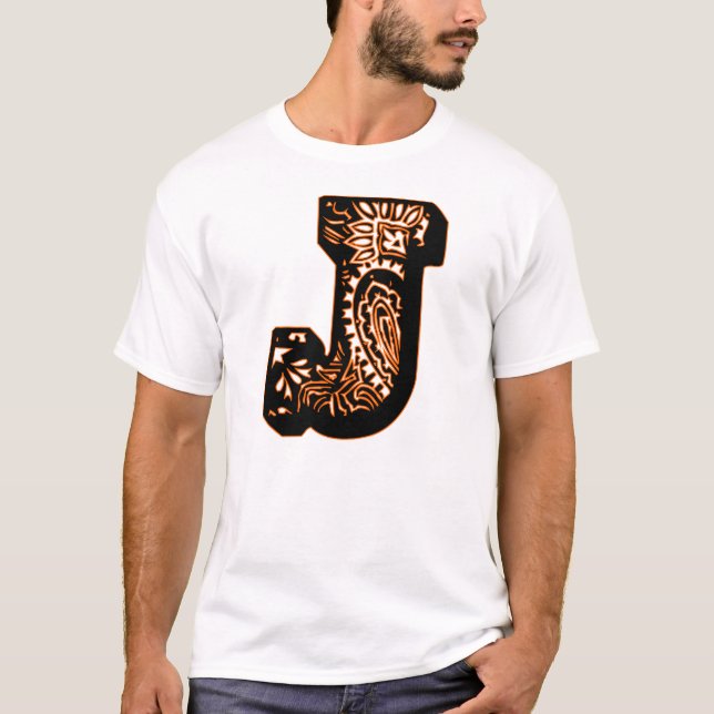T-shirt Paisley Monogram - J (Devant)