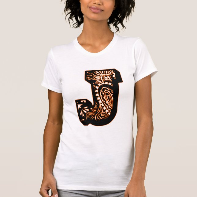 T-shirt Paisley Monogram - J (Devant)
