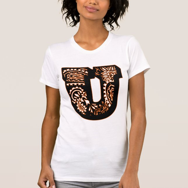 T-shirt Paisley Monogram - U (Devant)