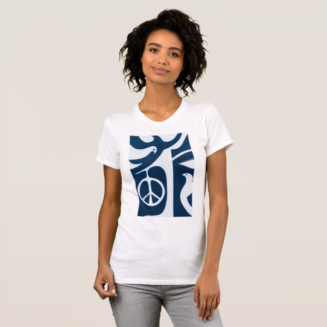 T-shirt Paix à tous (Devant entier)